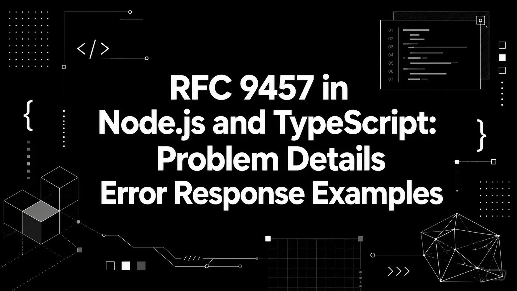 RFC 9457 in Node.js and TypeScript: Problem Details Error Response Examples